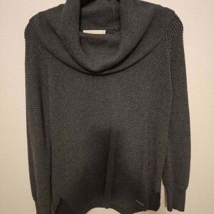 Michael Kors Sweater M Gray Cowl Neck